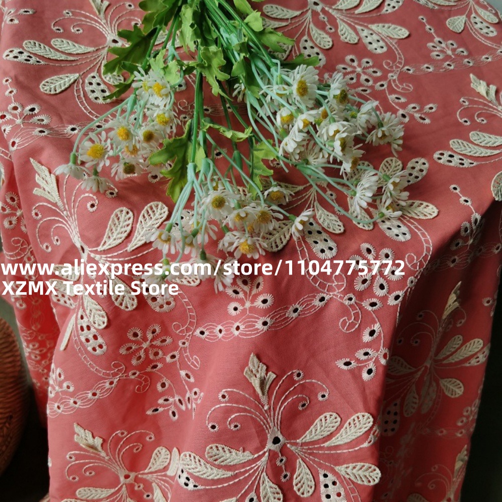 Czerwona tkanina z trójwymiaro – Vintage Sewing Textile recenzja i cena
