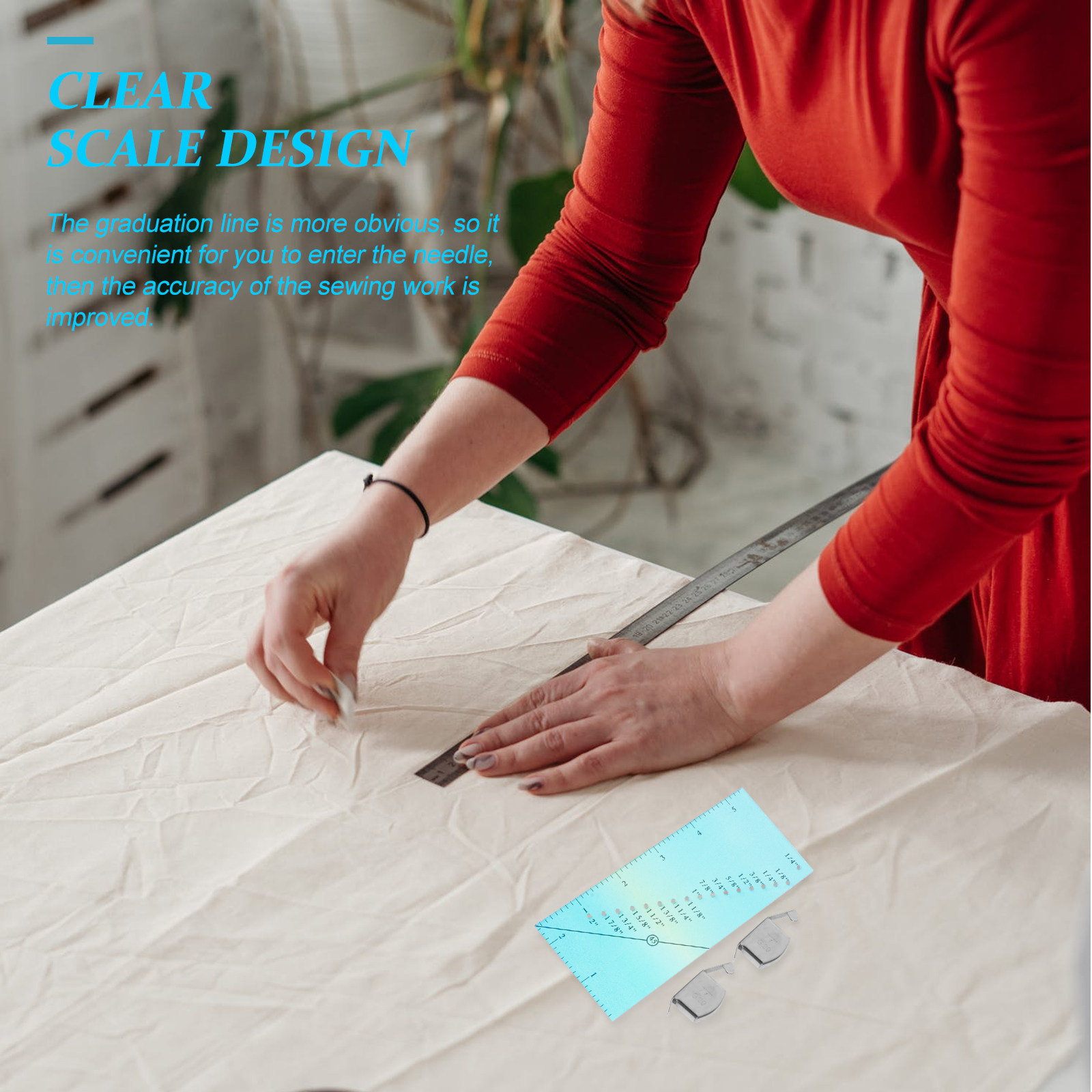 1 zestaw Plastikowa Linijka do – Sewing Gauge Ruler recenzja i cena